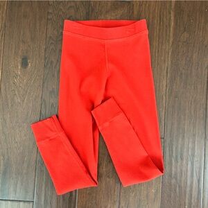 Hanna Andersson - Red ribbed leggings